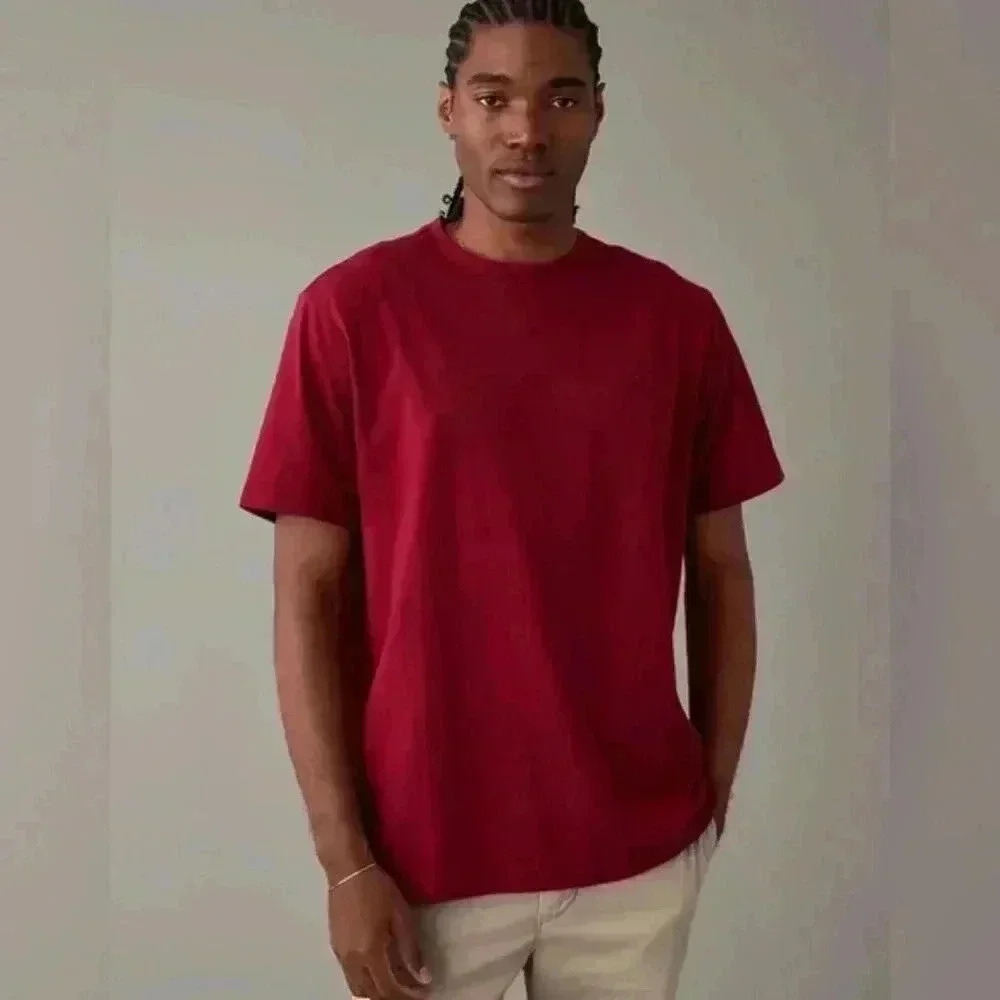 American Eagle Super Soft T-Shirt - Red - Size Medium